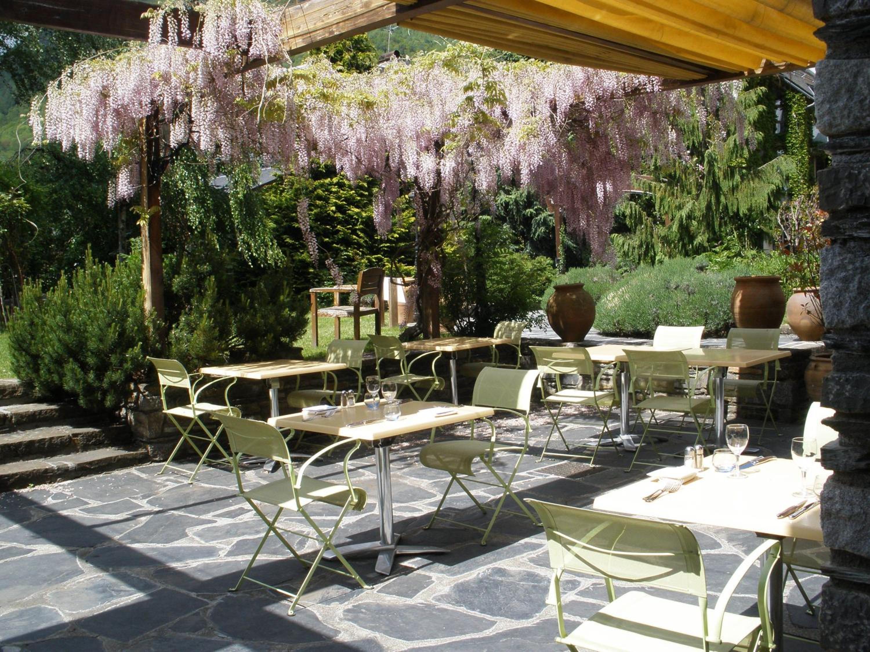 outdoor BBQ area