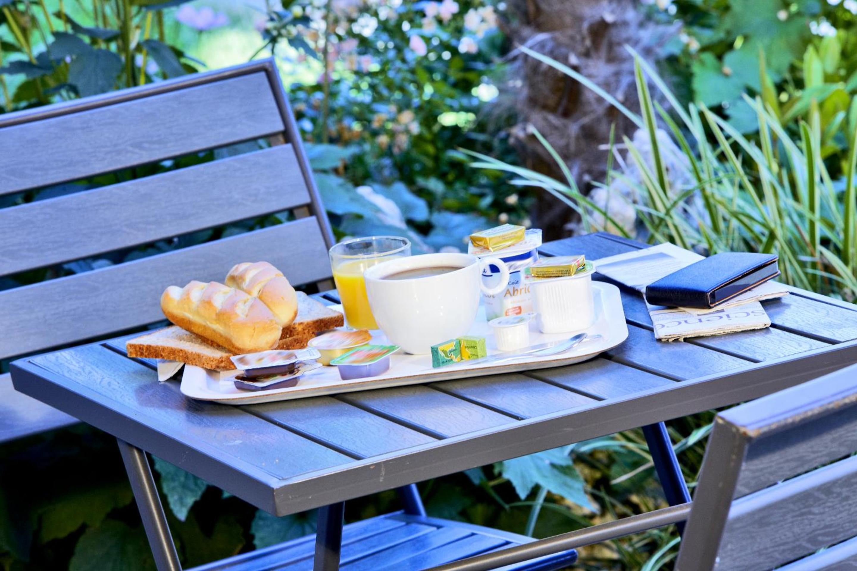 outdoor BBQ area