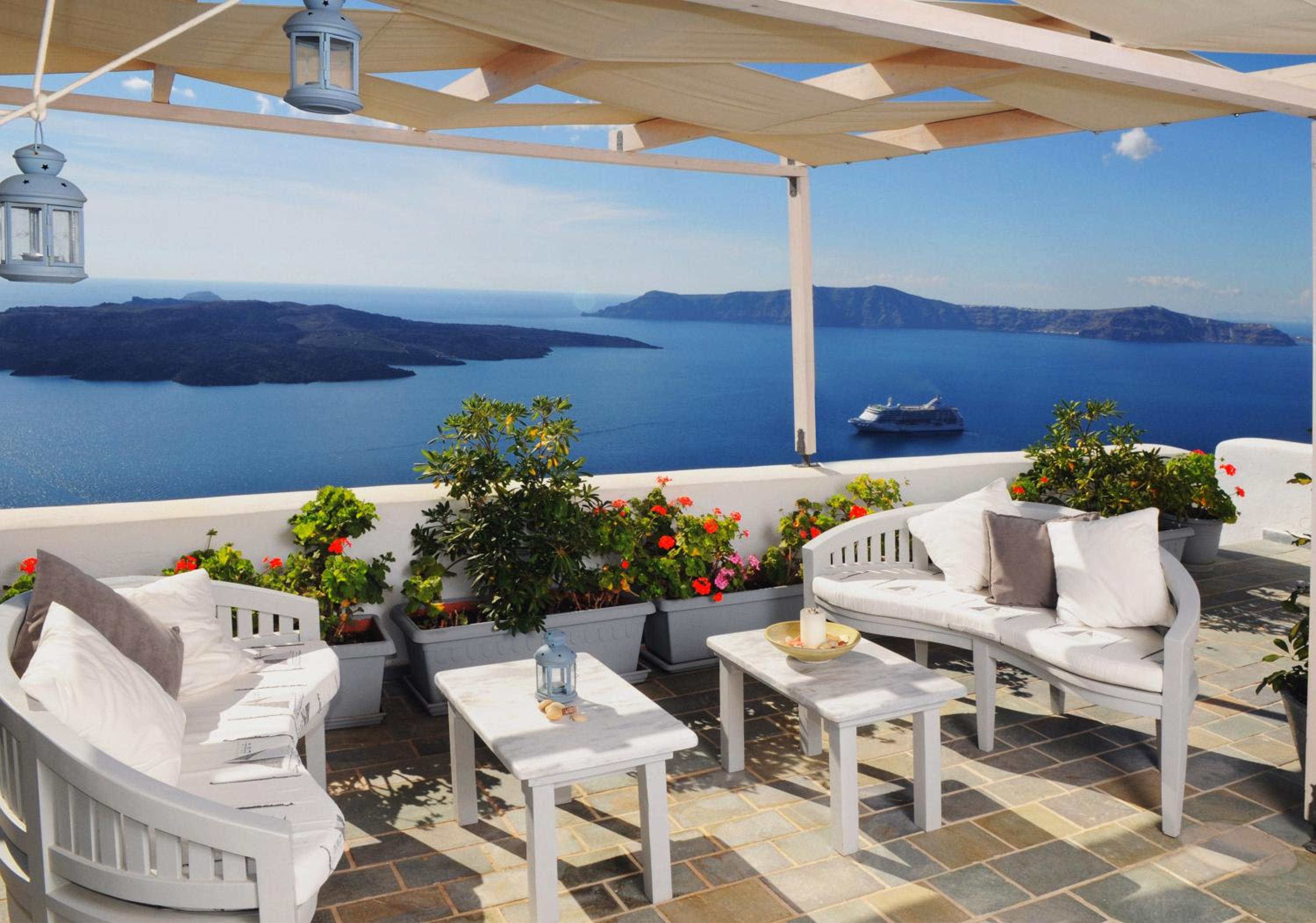 outdoor BBQ area