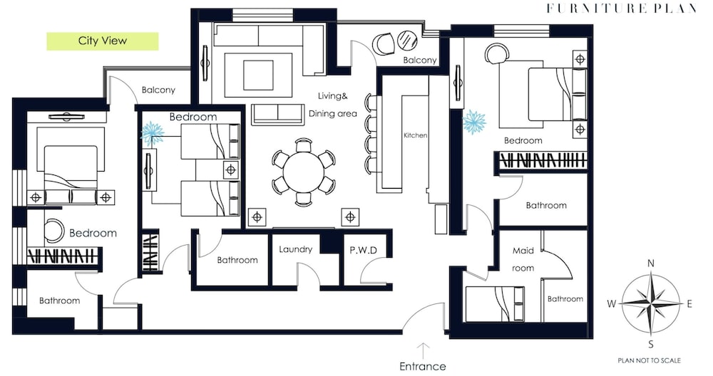 3B-Amna Tower-4801 by bnbme homes