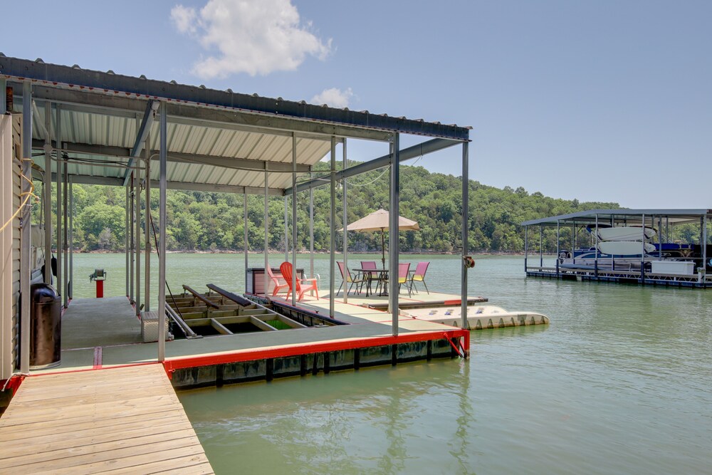 Lakefront Lafollette Home w/ Private Boat Slip!