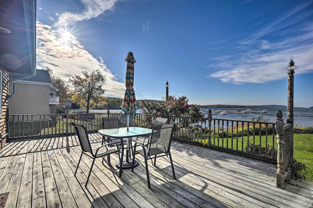 Waterfront Lake Champlain Home w/ Fire Pit!