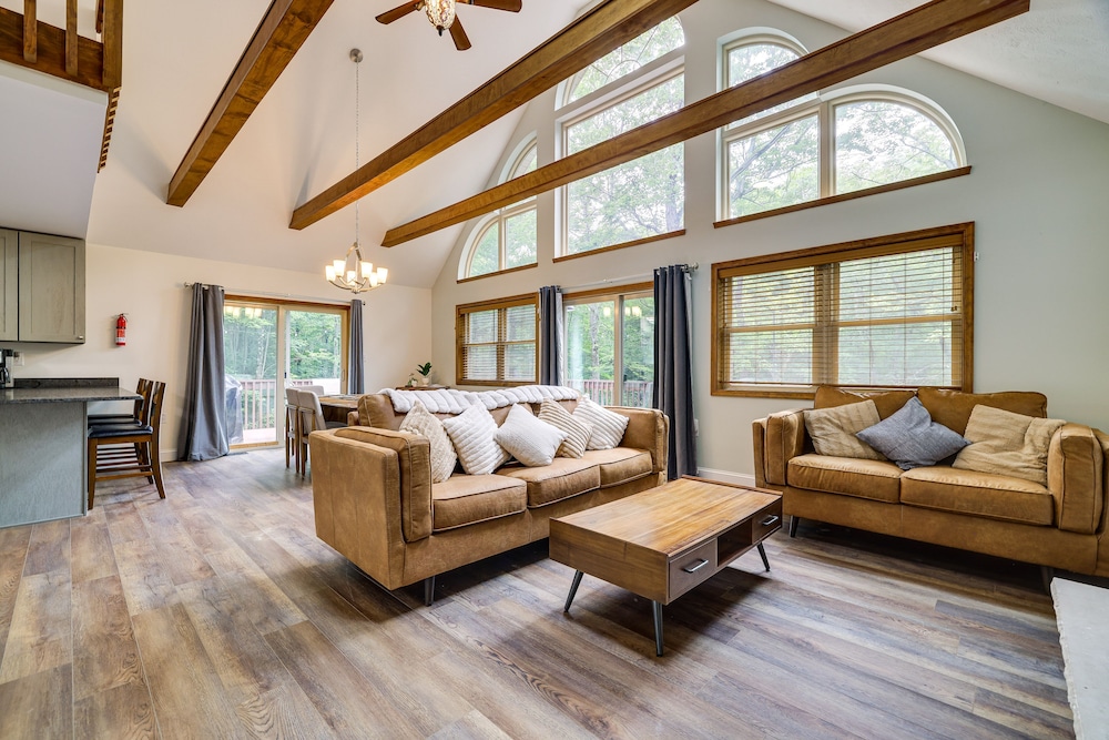 Spacious Poconos Vacation Rental w/ Fire Pit!